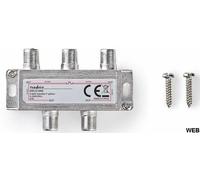 Splitter Satellitare 5-2400 MHz 11.5 dB IN:1/ OUT: 4 75 Ohm