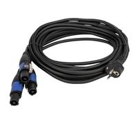 Splitter Schuko a 3x PowerCON - 16 A - 5 m - 1.5 mm² - DAP 90456