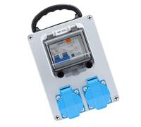 Splitter sito di lavoro con 2 prese EU facile montaggio a parete e sicurezza cir