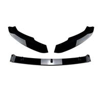 Splitter Spoiler 3 Pz Auto Paraurti Anteriore Lip Splitter Diffusore Body Kit Spoiler Guard Gloss Nero Accessori Per Skoda Per Superb B8 2016-2018(Gloss Black)