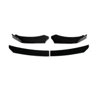 Splitter Spoiler 4PCS Auto Paraurti Anteriore Labbro Spoiler Laterale Splitter Mento Body Kit Per A4 B8 B8.5 Per A3 S3 Per A4 Per A5 S5 2009-2022(Glossy Black)