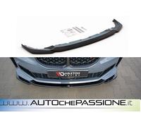 Splitter Spoiler anteriore BMW 1 F40 M Pack 2019 Nero Opaco