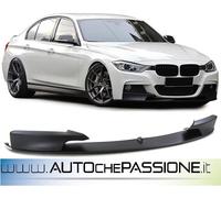 Splitter Spoiler anteriore BMW Serie 3 F30 F31 Nero Lucido