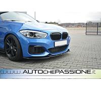 Splitter Spoiler anteriore per BMW Serie 1 F20 F21 Nero Opaco