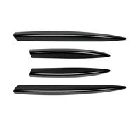 Splitter Spoiler Auto Compatibile Con Benz A W177 A200 A35 Per AMG LCI 2023 2024 2025 1 Set Paraurti Anteriore Per Auto Spoiler Prese D'aria Canard Splitter ABS(Gloss Black)