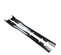 Splitter Spoiler Gonna Laterale Spoiler Estensione Diffusore Splitter Nero Lucido Fibra Carbonio Look Per Dodge Per Charger Widebody Performance 2015-2024(Aspetto in fibra di carbonio)