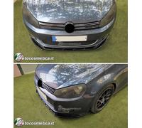 SPLITTER SPOILER LAMA SOTTOPARAURTI NERO LUCIDO VW GOLF 6 2008-2013,