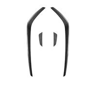 Splitter Spoiler Paraurti Anteriore Auto Per Golf 7.5 Per GTI 2017-2019 Spoiler anteriore a lama Spoiler laterale a lama(Carbon black)