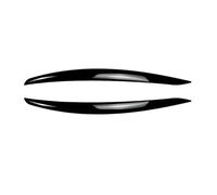 Splitter Spoiler Paraurti Compatibile Con 3 E90 M3 E92 E93 2005 2006 2007 2008 Spoiler Per Auto Fari Sopracciglia Lampada Palpebre Palpebre Copertura Adesivo Palpebre(Gloss Black)
