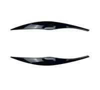 Splitter Spoiler Paraurti Spoiler Anteriore Auto Fari Sopracciglia Palpebre Accessori Per Auto Compatibile Con La Serie 3 E90 E91 320i 330i 2005 2006 2007-2012(Glossy Black)