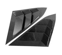 Splitter Spoiler Paraurti Spoiler Posteriore Per Auto Feritoie Finestrini Laterali Prese D'aria Coperture Finiture Accessori Compatibile Con Civic Sedan 2016 2017 2018 2019 2020(Carbon)