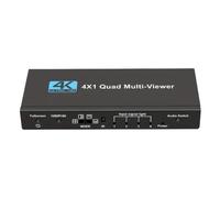 Splitter - Switch Multiviewer 4x1 | Multiviewer Quadruplo Schermo | Adattatore Digitale Multicampione Digitale 4 in 1 | Distributore H-DMI Splitter | 4K per la Configurazione del Gioco M