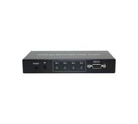 Splitter Switcher 3G-SDI/HD-SDI 4in 2out 4x2 Distributore SDI con Telecomando RS232 Controllo Centrale SPINA UE
