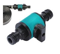 Splitter tubo per tubo da giardino - Connettore acqua veloce su/fuori perdite | Adattatore per rubinetto esterno con valvola per un facile controllo del flusso | Connettore - Spazi