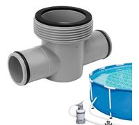 Splitter tubo piscina - di circolazione del connettore Pol Pool Filtro Pompatore pompa, accoppiamento adattatore T efficiente ad alta resistenza per il drenaggio di pulizia di manutenzione