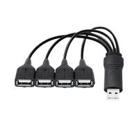 Splitter USB 1 in 4 Out Y Cable 2.0 maschio a femmina adattatore cavo di prolunga multiporta hub Extender cavo splitter USB
