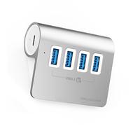 Splitter USB 3.2 Hub USB ad alta velocità con trasferimento dati da 10 Gbps 5V3A Tipo C adattatore di alimentazione per laptop e desktop