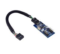 Splitter USB a 9 pin, USB 2.0 9 pin, adattatore porta di connessione per estensione della scheda madre multipla
