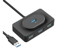 Splitter USB, Estensore USB, Adattatore USB portatile, Splitter USB 4 Porte USB, Adattatore USB Leggero e Sicuro per Colleghi, Amici e Famiglia