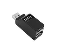 Splitter USB portatile a 3 porte USB2.0 Hub adattatore per computer portatile, auto, tablet, aria e altro ancora