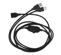 Splitter USB Switch USB a due cavi convertitore per stampante e computer per condividere tastiera e mouse nero