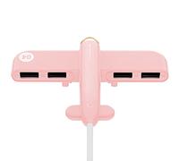 Splitter USB uno per quattro hub di docking hub, USB 2.0 Expander 4 porte hub dati multifunzione Extender (colore: :)