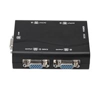 Splitter VGA 4 Porte 1080p Box 1 in 4 Out, 1 PC a 4 Monitor, 1920 X 1440 Ad Alta Risoluzione, 40 M di Lunga Distanza