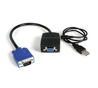 Splitter Video VGA StarTech.com 2 Porte Compacto Alimentato da USB