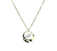 Splosh Collana Cuore & Anima, Small, Placcato oro, Nessuna pietra preziosa