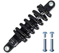 splumzer Ammortizzatore Posteriore per Mountain Bike Ammortizzatore Posteriore per Bicicletta Biliare, Molla Elicoidale Nera, Senza Smorzamento(Eye-to-Eye 125mm Spring Rates 550Lbs)