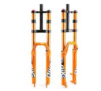 splumzer Bike Suspension Fork 26/27.5/29"per Mountain Bike, DH Air Doppia Spalla in Downhill Ammortizzatore Ammortizzatore Ultralight Bicicletta Ammortizzatore Rebound (29 Pollici, Arancia)