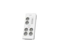 SPN7060WA/58 Presa multipla 6 prese + USB C Schuko