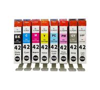 SPNqkxWEd Cartuccia d'inchiostro compatibile CLI-42 da 8 pezzi CLI42 compatibile con CLI-42 Pro-100 Pro-100S (Color: 2 set 16pcs)