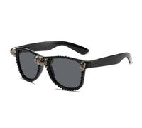 SPOAVGYZ Retro Gothic Skull Sunglasses Fashion Party Halloween Luxury Crystal Punk Sunglasses Men Women Unique Decoration Glasses