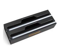 SPOCCOLIFE Dispenser e taglierina per pellicola e pellicola, compatibile con rotoli larghi 35 cm, Oraganizzatore per carta pergamena per pellicola trasparente (nero)