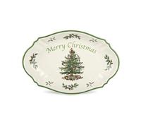 Spode Albero di Natale Merry Christmas Tree Vassoio (verde)