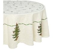 Spode Avanti Linens Christmas Tree Collection - Biancheria da tavola color avorio, cotone, multicolore, 30,5 x 20,3 cm (set da 1)
