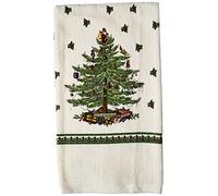 Spode Christmas Tree Kitchen Biancheria da tavola Avorio Collezione Albero di Natale, Poliestere, 102 x 60 inch (Rectangular)
