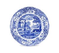 Spode Set di 4 piatti per insalata blu, 7,25", in terracotta fine, Made in England, lavabili in lavastoviglie (blu/bianco, 8")