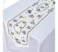 Spode Portmeirion Botanic Garden Harmony Collection, Runner da tavola in Cotone, Multicolore, 183 cm