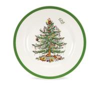Spode - Servizio da tavola con albero di Natale Christmas Tree Salad Plate Bianco sporco