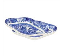 Spode - Set di 2 vassoi da portata in sottaceto, colore: Blu