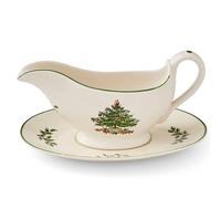 Spode Set di salsiera e Base di Supporto, Ceramica, Multicolore