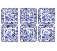 Spode Sottobicchieri blu italiani, set di 6