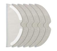 Spofan 6 Panni Mop per Roborock Q5 PRO/Q5 PRO+/Q8 Max/Q8Max+/S5/S5 Max/S6/S6 Pure/S6 MaxV/Q7/Q7 Max Robot Aspirapolvere, Panno di Ricambio Riutilizzabile e Lavabile