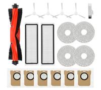 Spofan Kit Accessori Ricambi per Xiaomi X20+/X10+ Plus, per Dreame L10s Ultra/L10 Ultra/L10 Prime Aspirapolvere, 1 Spazzola Principale, 4 Spazzole Laterali, 2 Filtri, 4 Panni Mop, 6 Sacchetti