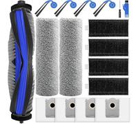 Spofan X9 Accessori di ricambio compatibile con robot aspirapolvere ECOVACS DEEBOT X9 PRO OMNI, 1 spazzola principale, 4 filtri, 4 spazzole laterali, 2 rotoli, 4 sacchetti antibatterici, 1 spazzola