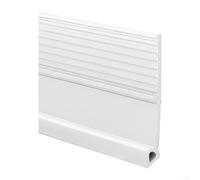 Spogliatoio per porte in TPE per evitare perdite d'aria, riduce l'inquinamento acustico (bianco)