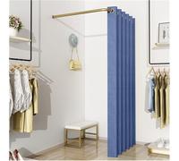 Spogliatoio portatile mobile con tenda parasole, guida regolabile, ganci, ideale per uso esterno, spiaggia, campeggio e privacy (K, 100 x 100 cm)