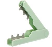 Spogliatore di Spine e Foglie per Steli di Rosa, ABS Leggero | Colore Verde Chiaro, Portatile e Pratico, per Famiglie e Fioristi, Rimuove Bave senza Ferire le Mani